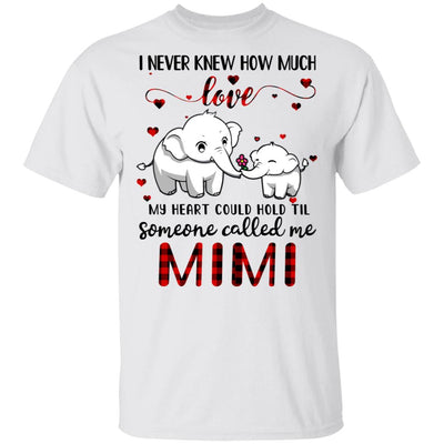 Someone Called Me Mimi Elephant Red Plaid Mother's Day T-Shirt & Hoodie | Teecentury.com