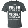Im A Proud Father In Law Of Daughter In Law T-Shirt & Hoodie | Teecentury.com