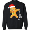Dabbing Gingerbread Santa Lacrosse Christmas Pajama Gifts T-Shirt & Sweatshirt | Teecentury.com