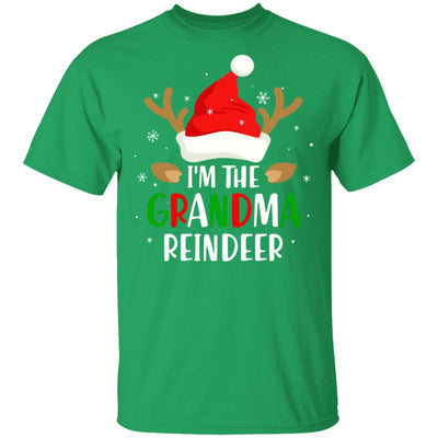 I'm The Grandma Reindeer Matching Family Christmas T-Shirt & Sweatshirt | Teecentury.com