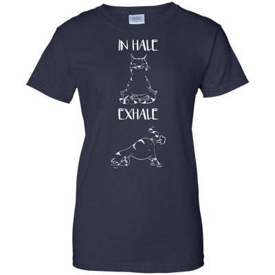 Yoga Cat Inhale Exhale T-Shirt & Hoodie | Teecentury.com