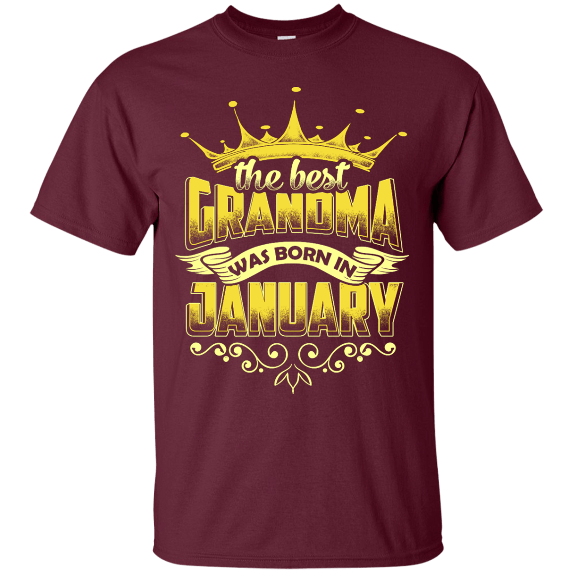 The Best Grandma Was Born In January T-Shirt & Hoodie | Teecentury.com