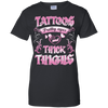 Tattoos Pretty Eyes And Thick Thighs Lover T-Shirt & Hoodie | Teecentury.com