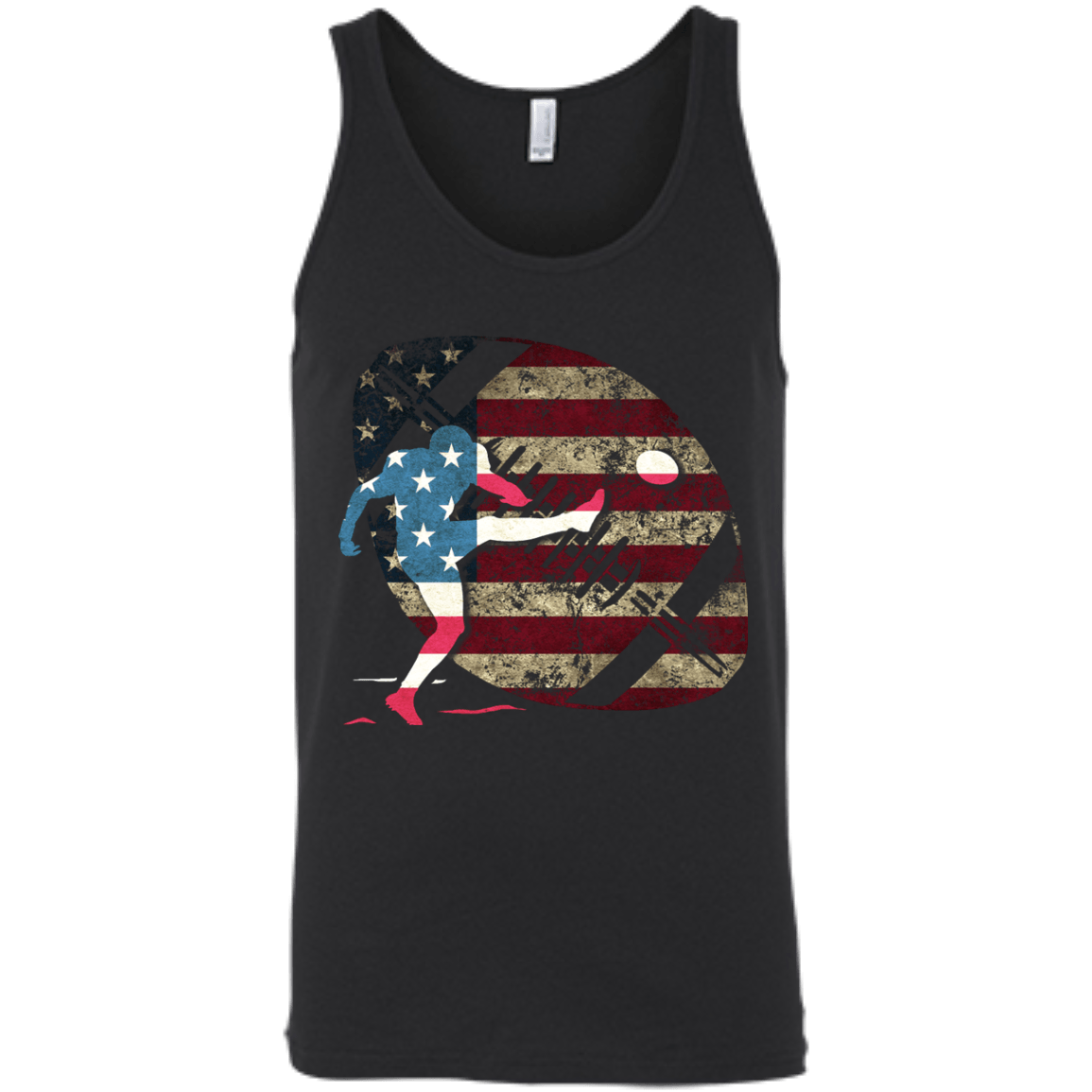 Kicker Football America Flag T-Shirt & Hoodie | Teecentury.com