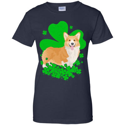 Corgi St. Patrick's Day Clovers T-Shirt & Hoodie | Teecentury.com