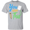 Motivational Teacher Apple Testing You Got This T-Shirt & Hoodie | Teecentury.com