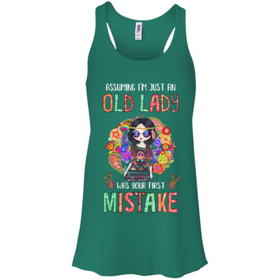 Assuming I'm Just An Old Lady Hippie Gift T-Shirt & Tank Top | Teecentury.com