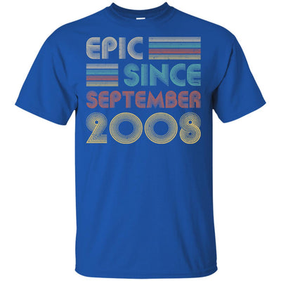 Epic Since September 2008 14th Birthday Gift 14 Yrs Old T-Shirt & Hoodie | Teecentury.com