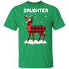 Daughter Deer Red Plaid Christmas Family Matching Pajamas T-Shirt & Sweatshirt | Teecentury.com