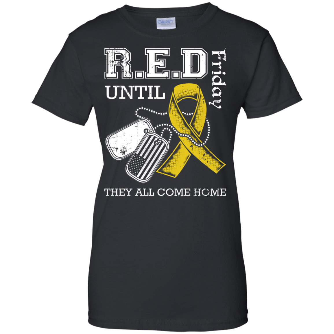 Red Friday Until They All Come Home T-Shirt & Hoodie | Teecentury.com