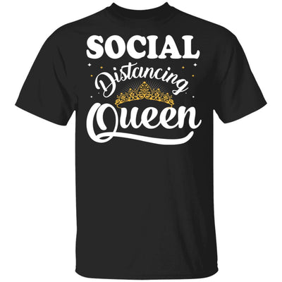 Social Distancing Queen Quarantine T-Shirt & Tank Top | Teecentury.com