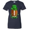 Shamrock Football Leprechaun St Patricks Day T-Shirt & Hoodie | Teecentury.com