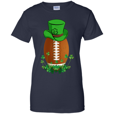 Shamrock Football Leprechaun St Patricks Day T-Shirt & Hoodie | Teecentury.com