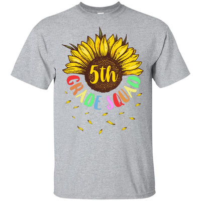 Sunflower 5th Grade Squad First Grade Teacher T-Shirt & Hoodie | Teecentury.com