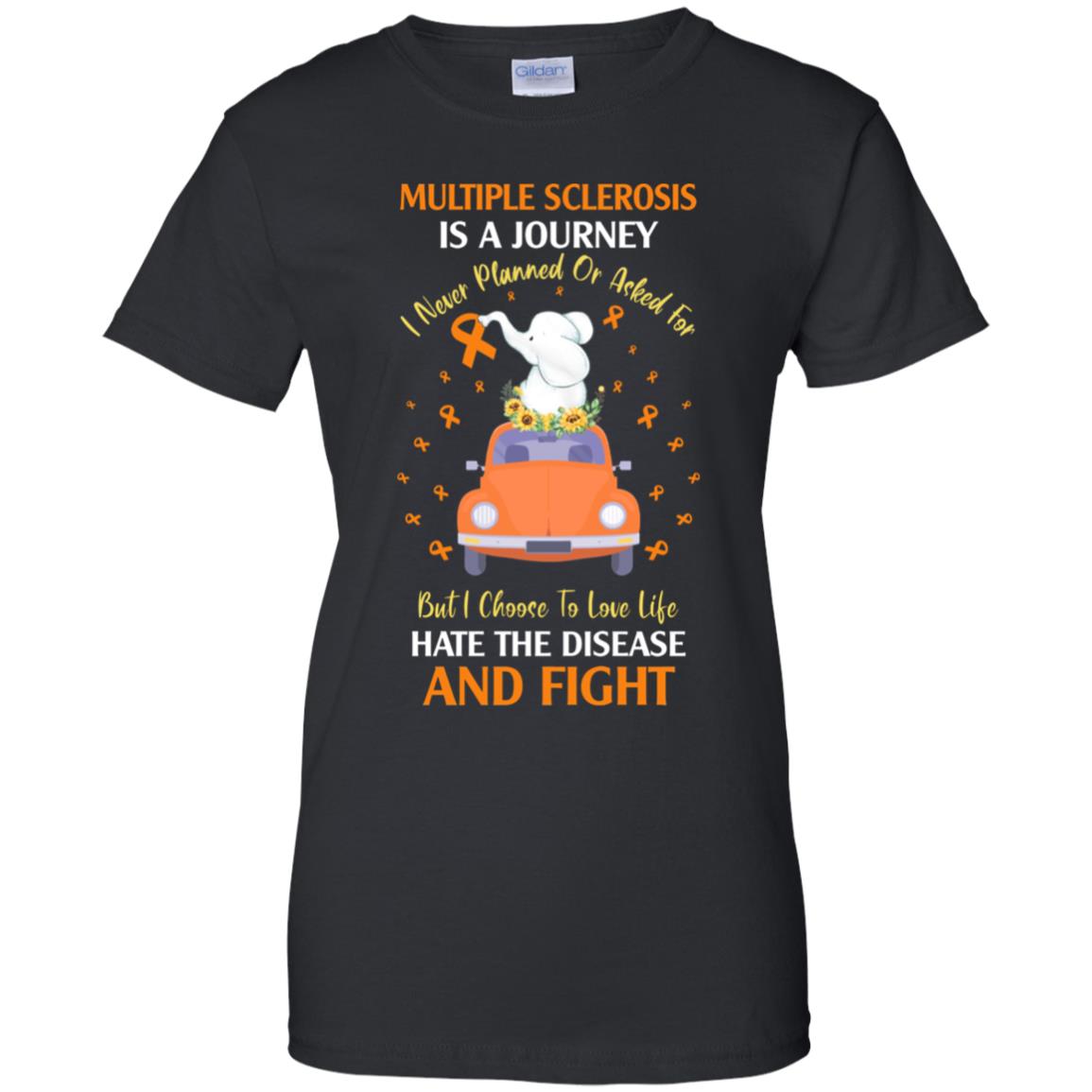 Multiple Sclerosis Awareness Is A Journey T-Shirt & Hoodie | Teecentury.com