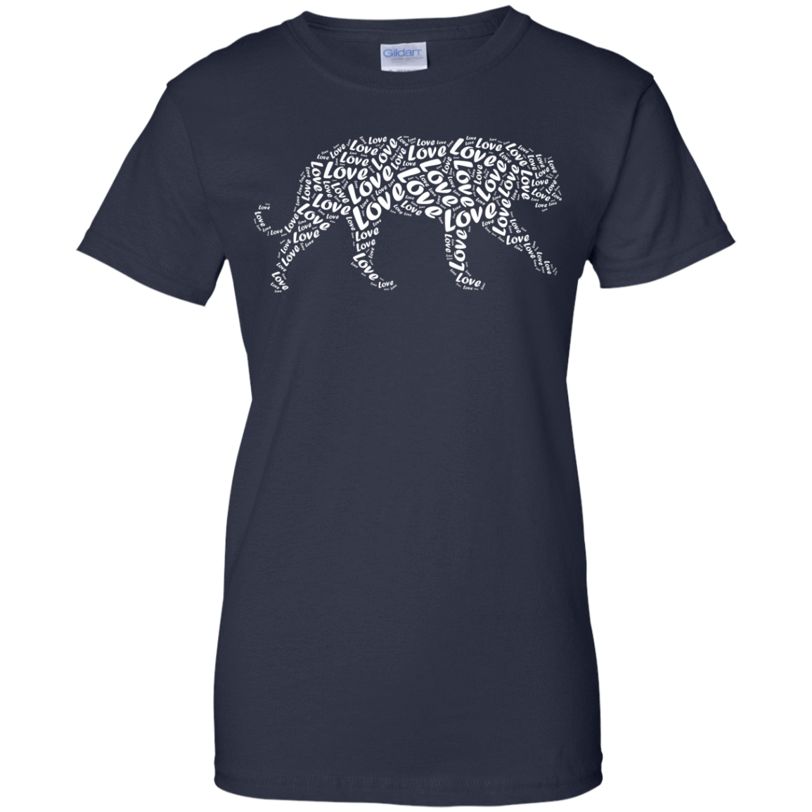 I Love Tiger T-Shirt Word Graphic Tee T-Shirt & Hoodie | Teecentury.com