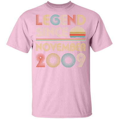 Legend Since November 2009 Vintage 13th Birthday Gifts Youth Youth Shirt | Teecentury.com