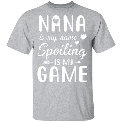 Nana Is My Name Spoiling Is My Game Funny Mothers Day T-Shirt & Tank Top | Teecentury.com