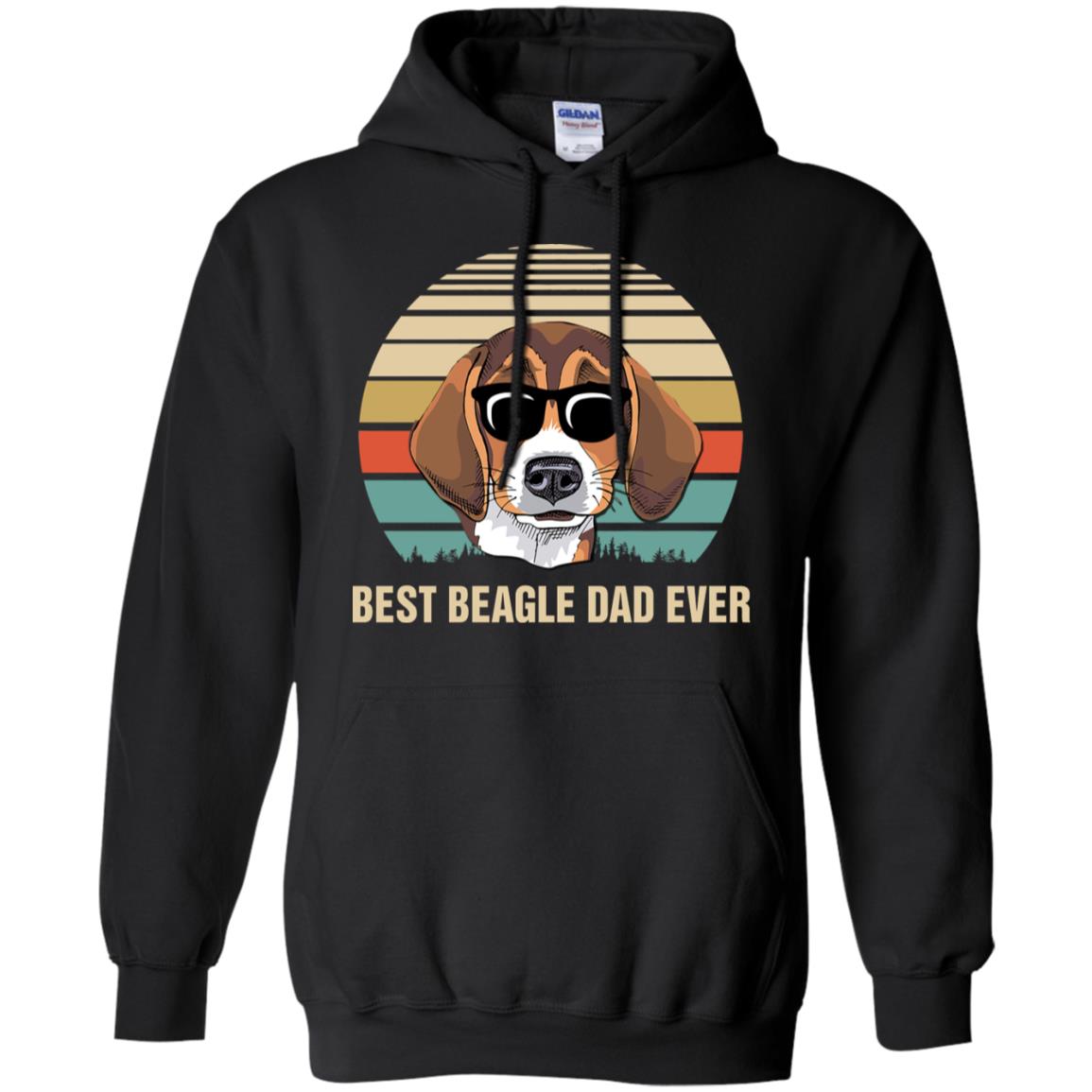 Vintage Beagle Dad Gifts Best Beagle Dad Ever T-Shirt & Hoodie | Teecentury.com