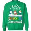 Chillin' With Preschool Snowmies Christmas Teacher Gifts T-Shirt & Sweatshirt | Teecentury.com