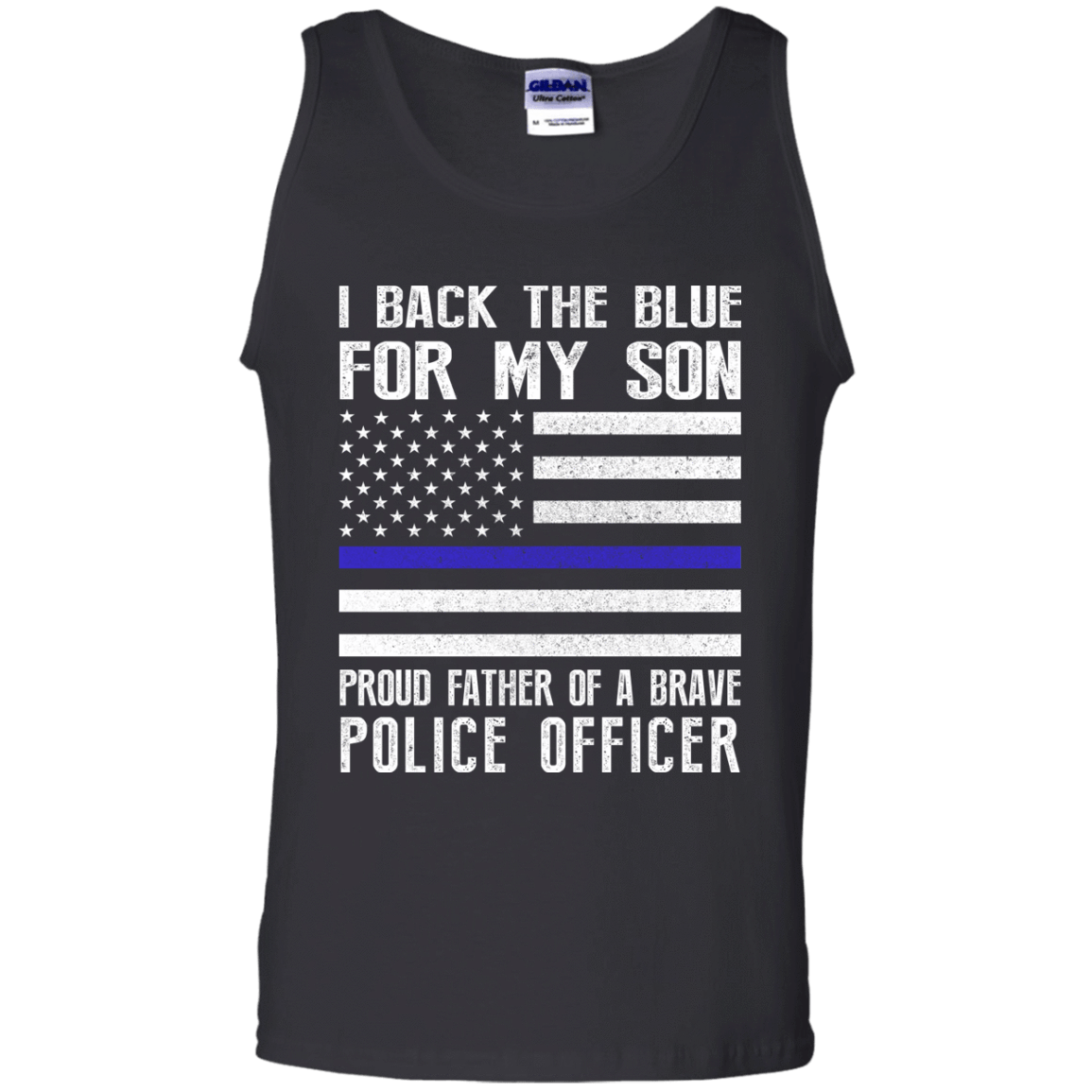 I Back The Blue for My Son Police Thin Blue Line For Dad T-Shirt & Hoodie | Teecentury.com