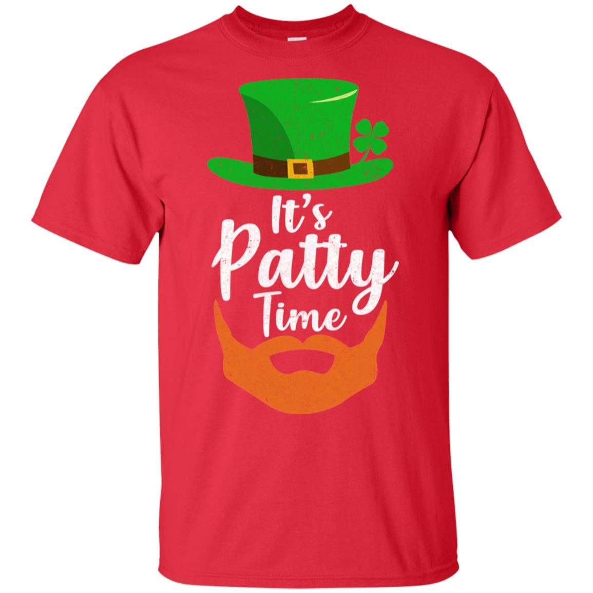 It's Patty Time Bearded Man St Patrick's Day T-Shirt & Hoodie | Teecentury.com