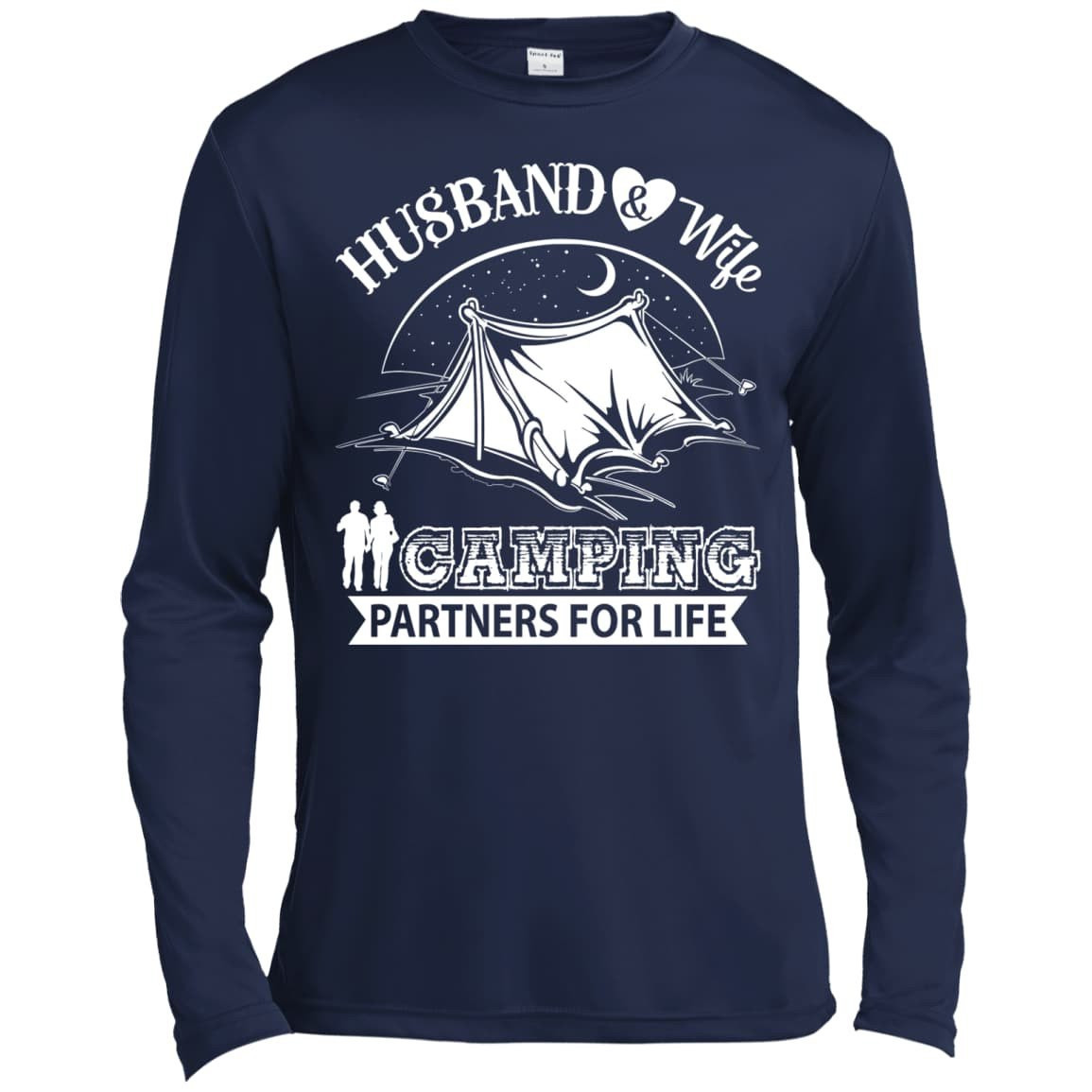 Husband And Wife Camping Partners For Life T-Shirt & Hoodie | Teecentury.com