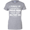 I Purple Up Proud Mom Of A Military Kid Child T-Shirt & Hoodie | Teecentury.com