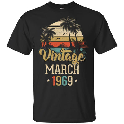 Retro Classic Vintage March 1969 53th Birthday Gift T-Shirt & Hoodie | Teecentury.com