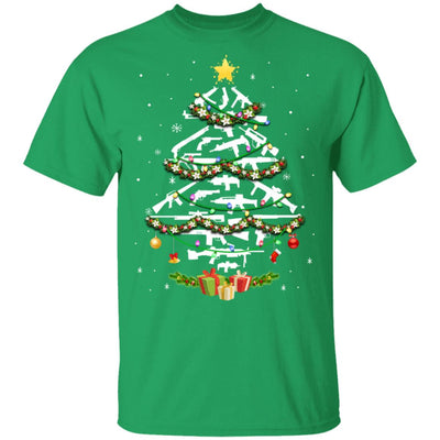 Guns Christmas Tree Ornament Xmas Gift For Gun Lovers T-Shirt & Sweatshirt | Teecentury.com