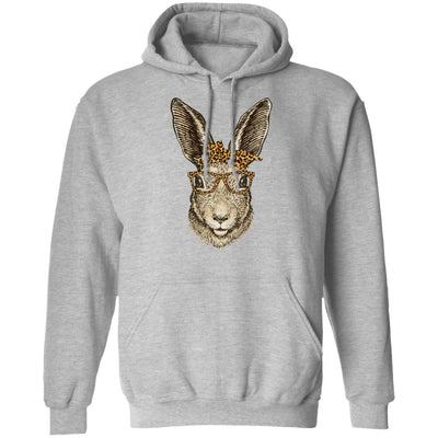 Easter Bunny Rabbit Glasses Leopard Print Bow T-Shirt & Tank Top | Teecentury.com
