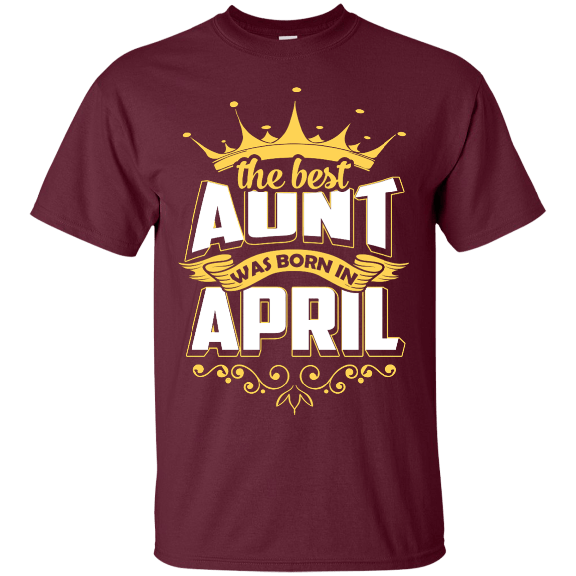 The Best Aunt Was Born In April T-Shirt & Hoodie | Teecentury.com