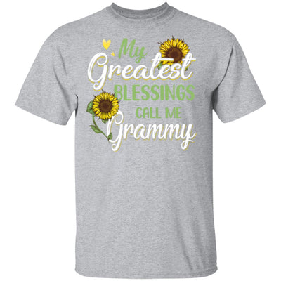 My Greatest Blessings Call Me Grammy Sunflower Gifts T-Shirt & Hoodie | Teecentury.com