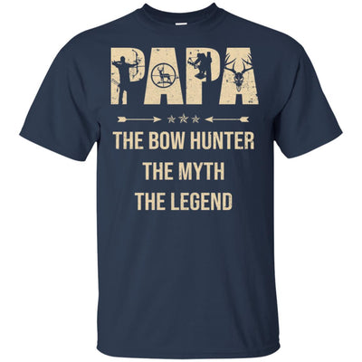 Papa The Bow Hunter The Myth The Legend Funny Hunting T-Shirt & Hoodie | Teecentury.com