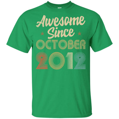 Awesome Since October 2012 Vintage 10th Birthday Gifts Youth Youth Shirt | Teecentury.com