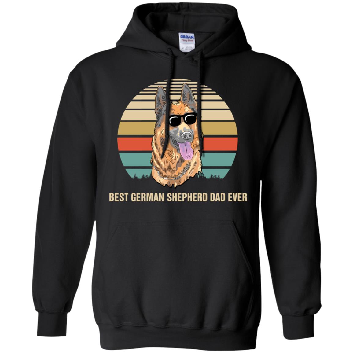Vintage German Shepherd Dad Gifts Best German Shepherd Dad Ever T-Shirt & Hoodie | Teecentury.com