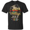 Retro Classic Vintage July 1959 63th Birthday Gift T-Shirt & Hoodie | Teecentury.com