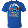 Retro Vintage Teacher Shark Doo Doo Doo T-Shirt & Hoodie | Teecentury.com