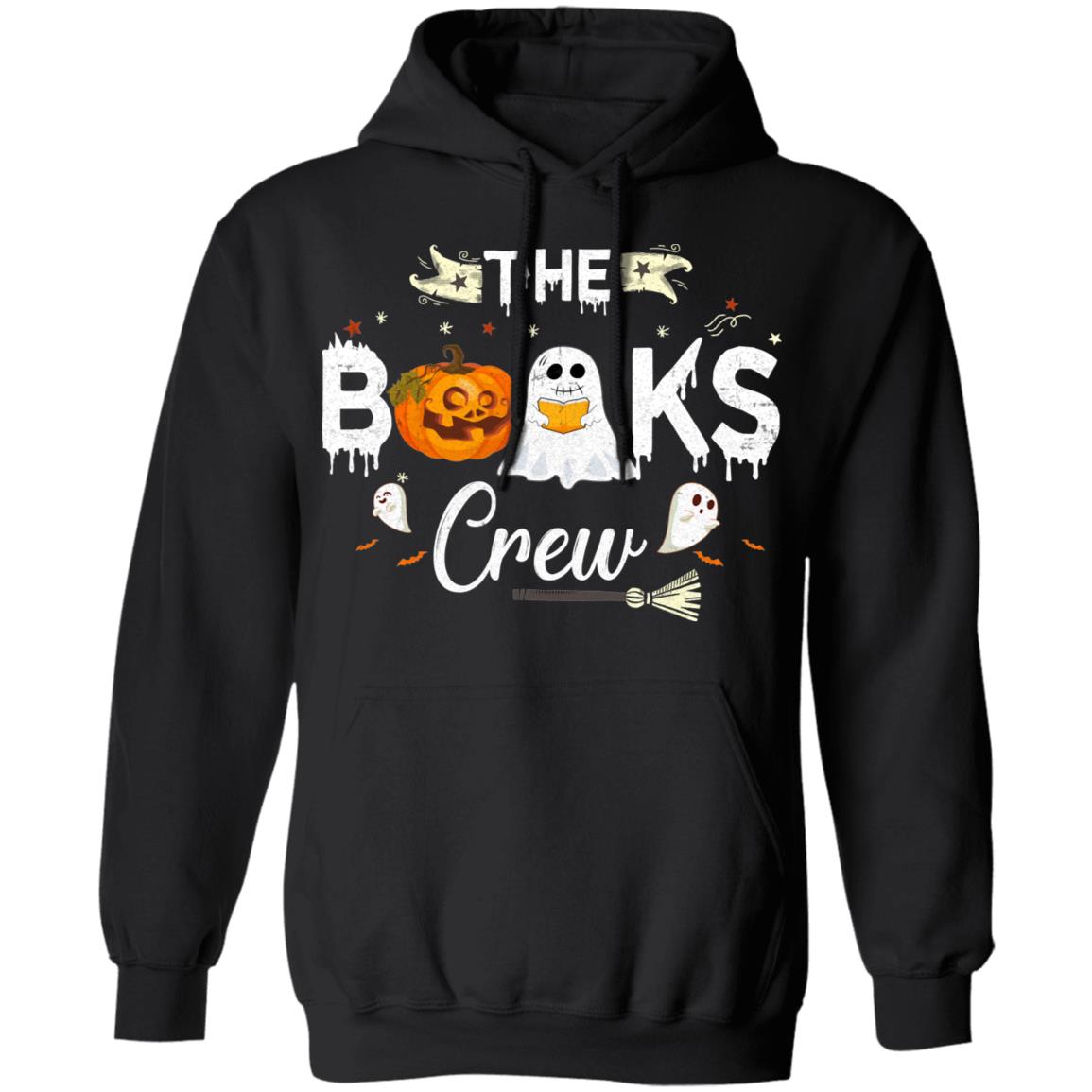 Funny Boo Books Crew Halloween Gift For Books Lover T-Shirt & Hoodie | Teecentury.com