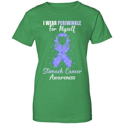 I Wear Periwinkle For Myself Support Stomach Cancer Awareness T-Shirt & Hoodie | Teecentury.com