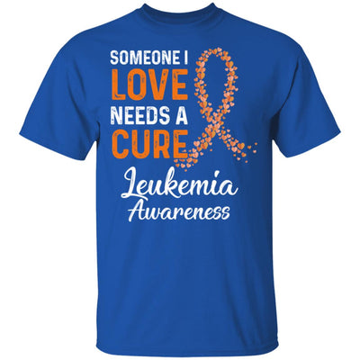 Someone I Love Needs Cure Leukemia Awareness Warrior T-Shirt & Hoodie | Teecentury.com