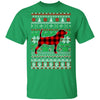 Beagle Red Plaid Ugly Christmas Sweater Gifts T-Shirt & Sweatshirt | Teecentury.com