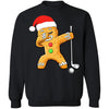 Dabbing Gingerbread Santa Golf Christmas Pajama Gifts T-Shirt & Sweatshirt | Teecentury.com