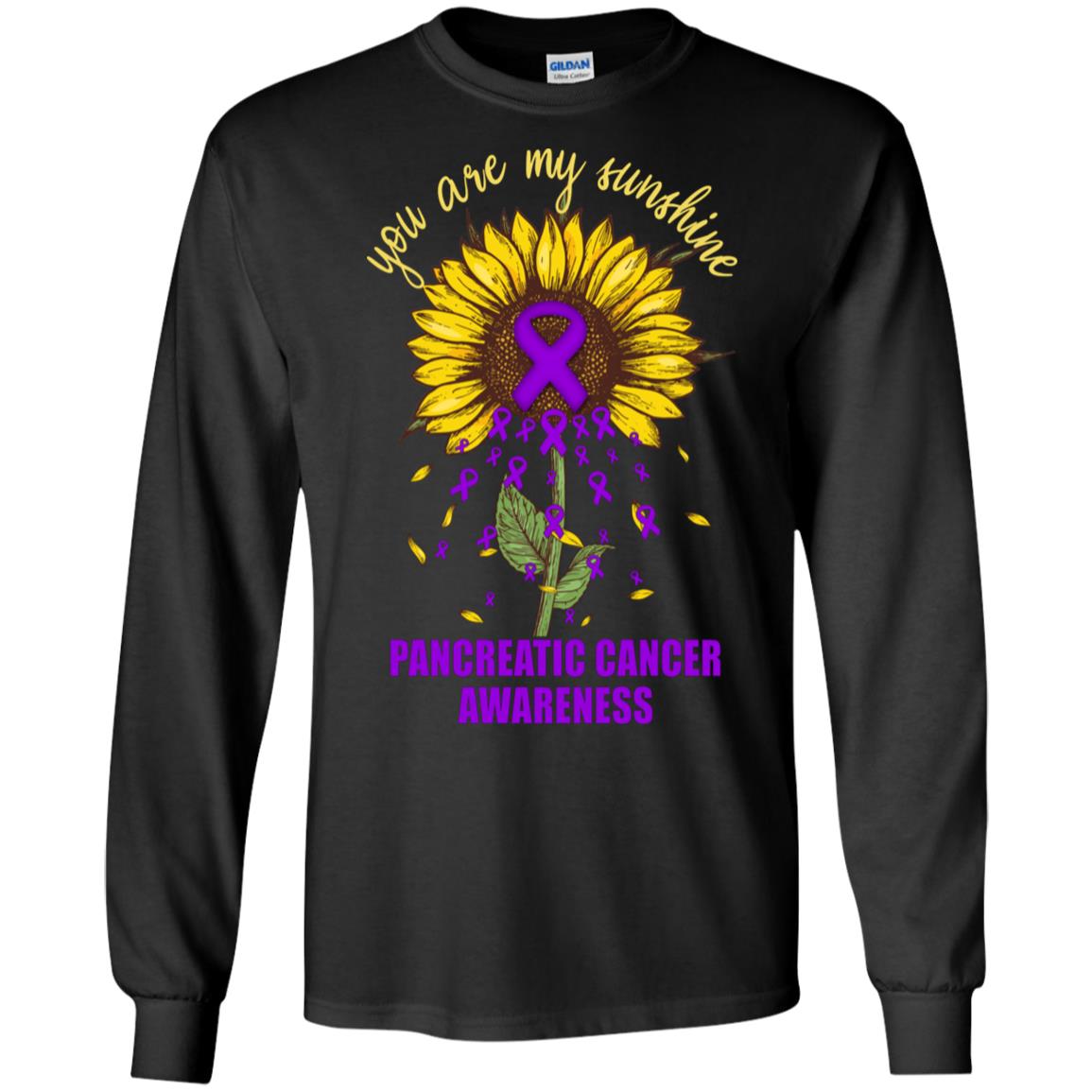 You Are My Sunshine Pancreatic Cancer Awareness T-Shirt & Hoodie | Teecentury.com
