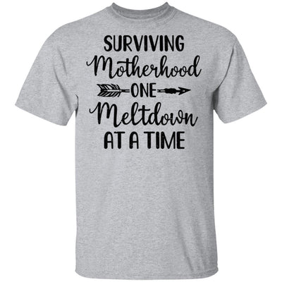 Surviving Motherhood One Meltdown At A Time T-Shirt & Tank Top | Teecentury.com