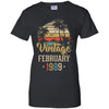 Retro Classic Vintage February 1989 33th Birthday Gift T-Shirt & Hoodie | Teecentury.com