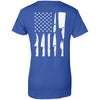 Chef Knife Patriotic American Flag Kitchen T-Shirt & Hoodie | Teecentury.com