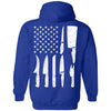 Chef Knife Patriotic American Flag Kitchen T-Shirt & Hoodie | Teecentury.com