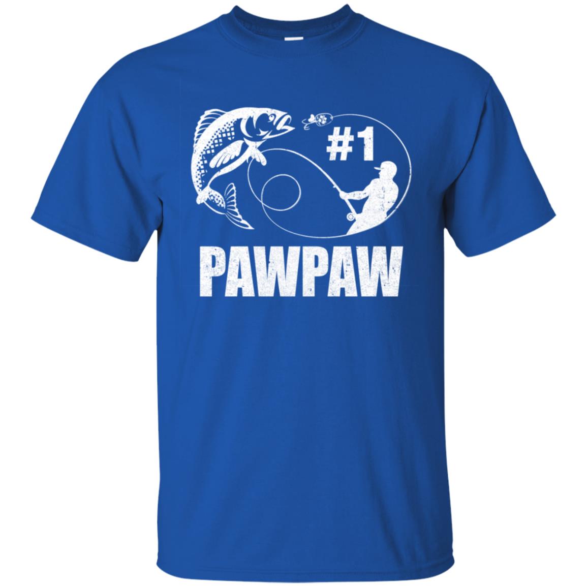 #1 PawPaw Fishing Fisherman Best Fathers Day Gift T-Shirt & Hoodie | Teecentury.com