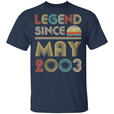 Legend Since May 2003 Vintage 19th Birthday Gifts T-Shirt & Hoodie | Teecentury.com